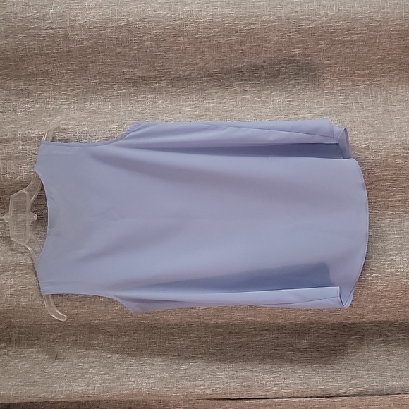 APT.9 Light Blue Sleeveless Blouse - Picture 2 of 7